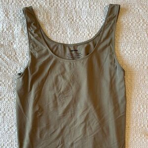 SKIMS Sage Green Tank Top